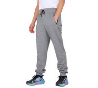 LY4U Joggers for Men with Zip Pocket, Tracksuit Jogging Bottoms Men, Cosy Breathable Gym Trousers with Elastic Waist, Casual Sweatpants for Running Training Grey