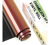 Lya Vinyl Chameleon HTV - Gold to Fuchsia 12" x 5ft Iron On Vinyl for Cloth, Hat, Fabric - Cricut & Silhouette Cameo