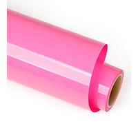 Lya Vinyl Heat Transfer Vinyl, 12" x 6FT(30.5cm x 183cm) Pink Iron on Vinyl for Cricut, Silhouette Cameo, HTV Roll for Cloths, Hats, Fabric(Pink)