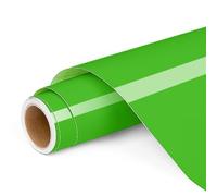 Lya Vinyl Light Green Self-Adhesive Vinyl Roll for Cricut and Silhouette Cameo, 12''x4ft, Glossy, Waterproof, Festive, Party Decoration, Window Stickers, Home Decor