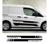LYABYT 2PCS Car Door Side Stickers Vinyl Decals Auto Accessories Tuning Camper Van Line Graphics Decor Decal,for Ford Transit Connect
