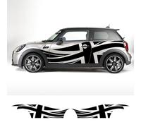 LYABYT Car Body Side Stickers Auto England Flag Decal，For Mini Cooper R56 R57 R58 R50 R52 R53 R59 R61 Countryman R60 F60 F55 F56 F54