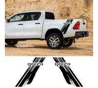 LYABYT Car Rear Trunk Emblem Sticker Vinyl Decals Auto Body Customized Sport Racing Graphics,Fit for Toyota Hilux Rocco Accessories