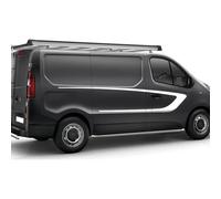 LYABYT Car Side Body Stickers Camper Van Stripes Wraps Decoration Vinyl Decor Decals Auto Tuning Accessories， For Vauxhall Opel Vivaro