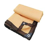 LYAH Shade Netting For Patio Sunshade Canopy Outdoor Pergola Sun Shade Sail HDPE 80% UV Block 1M 2M 3M 4M 5M 6M 7M 8M 9M 10M Custom Size Sunblock Cloth (Color : Beige, Size : LxW - 1 M x 6 M)