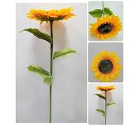 Lyallpur Elegant 1 Meter Long Single Stem Artificial Sunflower Yellow Decorative Flowers For Stylish Home/Events Decor
