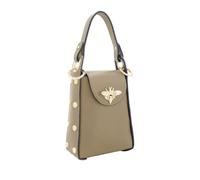 Lyallpur Ladies Studded Sides Women Grab Handbag Bee Emblem Across Shoulder Chain Strap Bag VP14