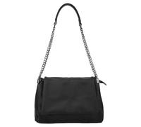 Lyallpur Retro Chain Strap Crossbody Bag for Women, Flip-Top Flap Closure Shoulder Handbag ZL-2411 (Black)
