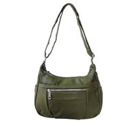 Lyallpur Women Curve Zip Shoulder Bag - Stylish Ladies Crossbody Handbag with Front Zipper Compartments YGC-2405 (D.Green)