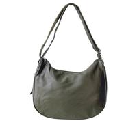 Lyallpur Women’s Dual Compartment Soft Curve Hobo Bag - Ladies Stylish Spacious Shoulder Handbag YGC-2410 (Army Green)