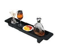 lyanny Bathtub Caddy Tray, Extendable Bath Rack Tray Bath Tub Caddy Rack Bathroom Storage Shelf for Bath Toys, Candle Towel, Book, Wine