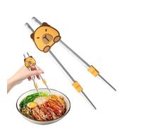lyanny Chopstick Helper | Silicone Chopstick Learn Practice Tool - Washable Reusable Connector, Cute Capybara Trainer for Home Learning Snacking Practice