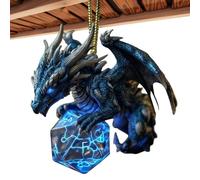 lyanny Christmas Decoration for the Christmas Tree, Holiday Decoration as a Two-Dimensional Cube, Hanging Christmas Decoration, for Party, Home, Workplace, Car, Interior, Living Room Decoration