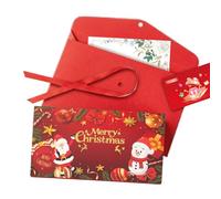 lyanny Christmas Money Envelopes, Winter Holiday Money Holder Envelope, Reusable Creative Holiday Decor Christmas Party Favors for Friends Girls Family Lovers Boys Adults