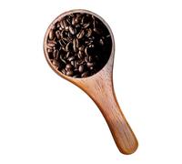 lyanny Coffee Ground Scoop - Wooden 42ml Coffee Measuring Scoop - Kitchen Tools Utensils | for Bean Bar Sugar Protein Powder Cafe Kitchen Flour Salt Home Tea
