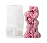 lyanny Couple Candle Molds, Body Hug Candle Moulds, Handmade Soap Plaster Epoxy Resin Mould, 3D Couples Hug Candle Making Molds, Silicone Mold for Making Candle Soap Handmade Craft