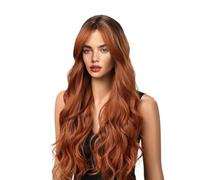 lyanny Curly Long Wig,Middle Part Lace Front Wavy Curl | Comfortable Headwear Styling Tool, Fashion Hair Accessories for Birthday Holiday
