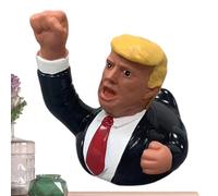 lyanny Duck Figurines Home Decor, America President Resin Duck Statue, Decorative Resin Duck Sculpture for Kitchen, Bedroom, Dining Table, Desk