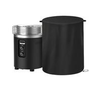 lyanny Fire Pit Cover, Windproof and Weatherproof, for Fire Column in the Garden as Dust Protection, for Campfire, Garden, Patio, Balcony, Protection Against Rain, Snow, Leaves, Bird Droppings