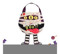 lyanny Halloween Candy Bags for Kids | Holiday Snack Bags,Reusable Non-Woven Fabric Candy Tote for Haunted House Toy Family Gatherings School Events Night Parades Children