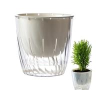 lyanny Hydro Planter Pot, Selfs Watering Plant Pot, Clear for Indoor Plants, Desktop Plant Pot for Propagating Hydroponic