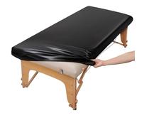 lyanny Massage Bed Cover - PU Leather Fitted Pad - Massage Bed Sheets - for Beauty Spa Professional Home Training Clinic Wellness