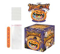 lyanny Money Pull Out Box, Halloween Paper Cash Box, Holiday Home Party Festival Pumpkin Props Decoration for Kids Men Celebration Gathering