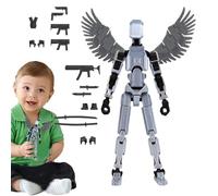 lyanny Multi Joint Movable Model | 3D Printed Figure,Body Activity Robot, Desk Robot Toy, Multi Joint Movable Toy, Multi-Articular Action Figures, Desktop Decoration