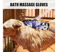 lyanny Pet Bath Brush,Cat Cleaning Massage Gloves - Cat Cleaning Massage Gloves for Beach Groomers Bathroom Home Apartment Outdoor Travel Indoor Kittens Puppies