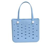 lyanny Rubber Beach Bag, Waterproof Beach Bag for Women, Large Rubber EVA Tote Bag With Holes, Beach Tote Bag for Travel Camping Beach Sport