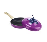 lyanny Saucepot with Lid,Vegetable Fruit Nonstick Cookware,Stewing Pan with Lid - for Induction Kitchen Stove Cooktop Frying Cooking Stewing Milk Soup Simmering
