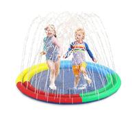 lyanny Splash Pad,Toddler Sprinkler Pool Splash Pad | Foldable Water Play Toys Summer Activity for Backyard Patio Garden Lawn Yard Camping Sites