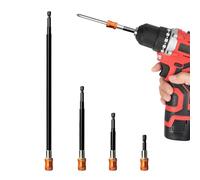 lyanny Strong Magnetic Screw Ring | 4-Pieces Ergonomic Quick Release Bit Holder,Magnetic Screw Holder for Drill | for Woodworking Automotive Electrical Drywall Home DIY Professional Use Construction