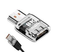 lyanny Video Adapter - 8K 60Hz Bi-directional Conversion Port | Laptop Audio Expansion Port for Audio, Computer, Laptop, TV, HDTV, Projector, Desktop, Conference, and Office and Studio