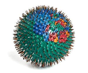 Lyapko LYAPKO Acupuncture Hand / Foot Massage Ball 4.0 Ag 656 Needles -Premium Acupressure Active Massager for Unisex Adults- Unique Patented Applicator Therapy Tool