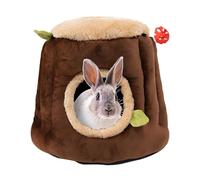 LYART Guinea Pig Hamster Bedding or Hideout for Mouse Mice Rat Ferret Bunny Fluff Bedding Bed House Cage Accessories, Dwarf Rabbits Hedgehog Bearded Dragon Warm Bedding Nest Cave, Washable (3.XL)