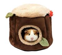 LYART Guinea Pig Hamster Bedding or Hideout for Mouse Mice Rat Ferret Bunny Fluff Bedding Bed House Cage Accessories, Dwarf Rabbits Hedgehog Bearded Dragon Warm Bedding Winter Nest Cave, Washable(2.L)