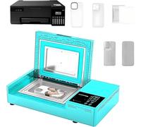 LYAYYDS Commercial 3D Hot Press Machine for Phone Case Manufacturing - Professional Grade, Heavy Duty Aluminum, High Yield Production with Double Layer Molds withprinter