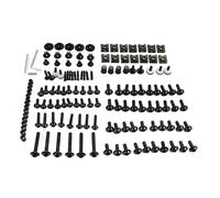 LYBH Bolt Nuts Motorcycle Fairing Bolts Kit Fastener Clips Screw For BMW F650 Funduro F650CS F650GS F650ST Windscreen Bolt Nuts Kits Screws Clips(BLACK)