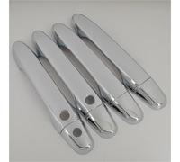 LYBH Car Exterior Door Handle Cover Sticker for Jade 2014-2019 Chrome Silver Outer Door Handle Decorate Cover Bezel Trim Handle Cover Shell Trim(2 Buttons)