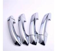 LYBH Car Front and Rear Exterior Door Handle Cover for Skoda for Superb 2009 2010 2011 2012 Door Handle Key Protector Shell Handle Cover Shell Trim(Silver)