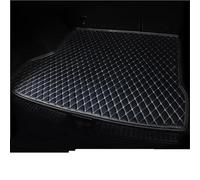 LYBH Car Trunk Mats For VW CC 2010-2018 Boot Liner Boot Mat Non Slip Waterproof Anti-Scratch Trunk Pad Tray Protector Liners Trunk Storage Pad(Black-Beige)