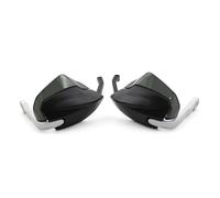 LYBH Handguard Motorcycle Handlebar Hand Guards for Ducati Multistrada V4 V4S V2 V2S 2021-2025 Handle Protector Parts Aluminum Cover Handlebar Protector(Black Silver)