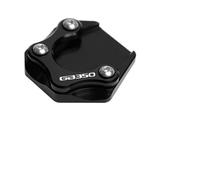 LYBH Motorcycle Side Stand Foot Enlarger Plate Pad Kickstand Support Pad For GB350 GB350S GB350 S GB 350S 2021-2024 Kickstand Enlarger(Black)