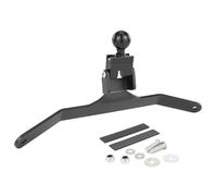 LYBH Positioned Dock Mount Motorcycle GPS Mount Phone Navigation Stand Bracket For H&onda ST1100 Pan European 1991-2003 Crossbar Expansion Stand Adjustable Holder(Black 6)