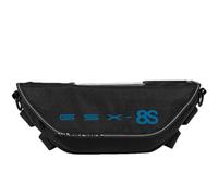 LYBH Storage Pannier Motorcycle Accessories Handlebar Bag for Suzuki GSX-8S Portable Waterproof Phone Bags with Shoulder Straps Waterproof Quick-Release(Black 3)