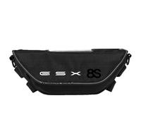 LYBH Storage Pannier Motorcycle Accessories Handlebar Bag for Suzuki GSX-8S Portable Waterproof Phone Bags with Shoulder Straps Waterproof Quick-Release(Black5)