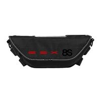 LYBH Storage Pannier Motorcycle Accessories Handlebar Bag for Suzuki GSX-8S Portable Waterproof Phone Bags with Shoulder Straps Waterproof Quick-Release(Black6)