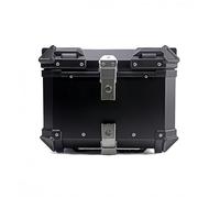 LYBPHG Motorcycle Top Case for Moto Morini X Cape XCape 650 650X 650 X, Aluminum Motorcycle Top Box, Waterproof Motorcycle Trunk Tour Box, Motorbike Tail Storage Box Accessories,45L-Black