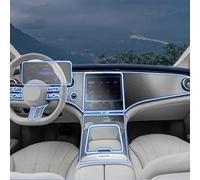 LYBQFZ Car GPS Navigation Instrucment Protective LCD transparent TPU Screen Protector Anti-Scratch Film Fitting PPF,For Mercedes Benz EQE 2022-2024